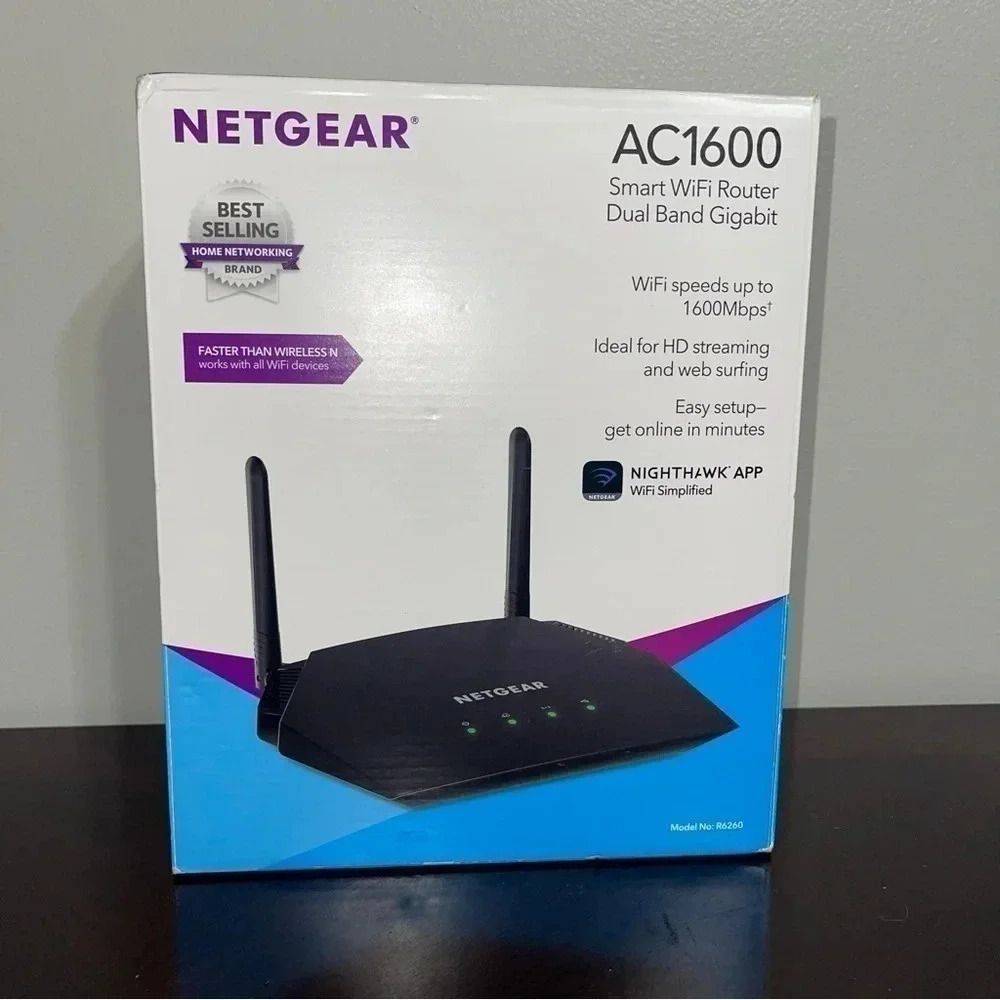 NETGEAR AC1600 Smart Wifi Router Dual Band Gigabit Used